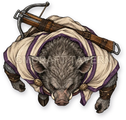 Durg Mossridge - Ranger top-down token preview