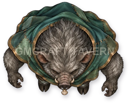 Urdan Ironwell - Warlock top-down token preview