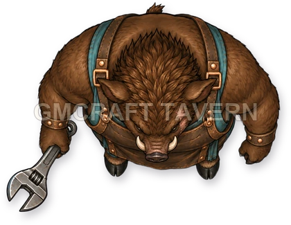 Grom Birchhaven - Artificer top-down token preview