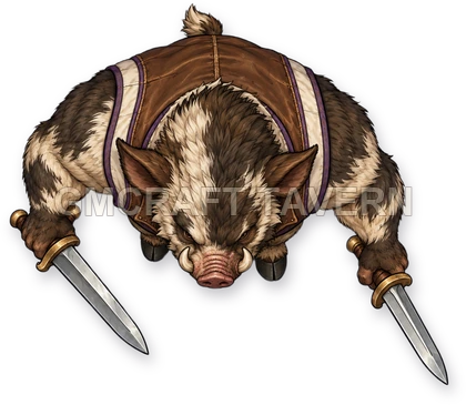Durg Clearwell - Fighter top-down token preview