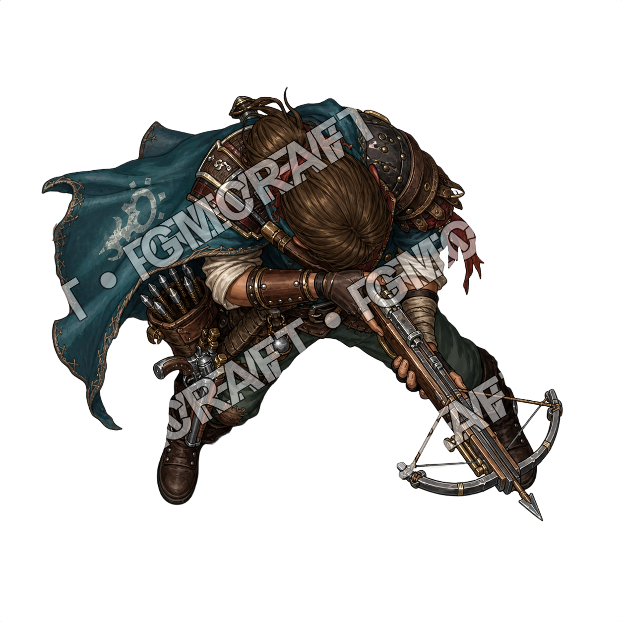 Junk Sharpshooter top-down token preview