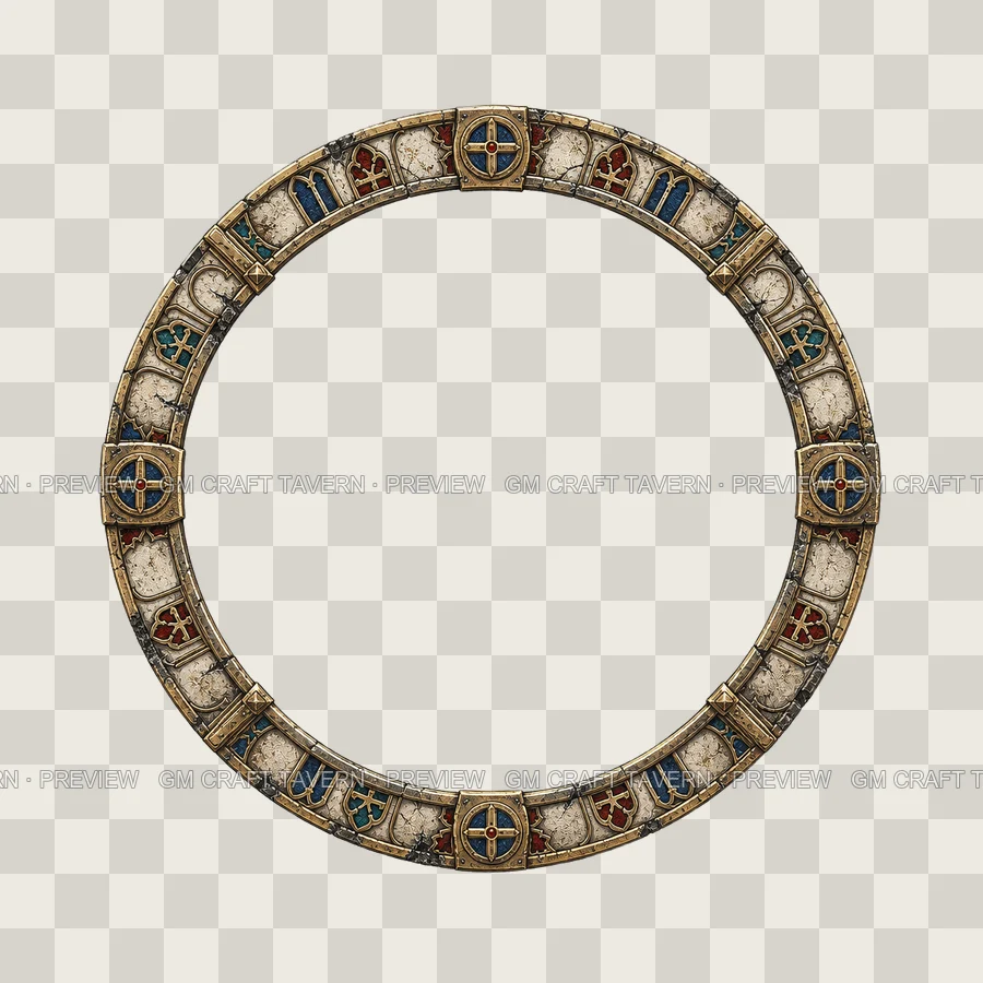 Byzantine Cathedral Borders product preview 2