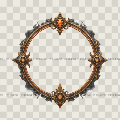 Border 17 top-down token preview