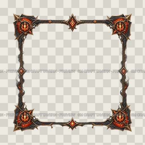 Border 18 top-down token preview