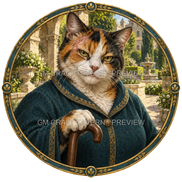 Urdan Oakbend - aperçu de token de noble vu du dessus