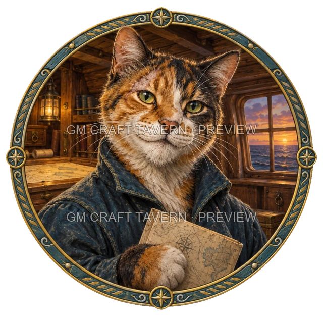 Varka Hillward - aperçu de token de marin vu du dessus