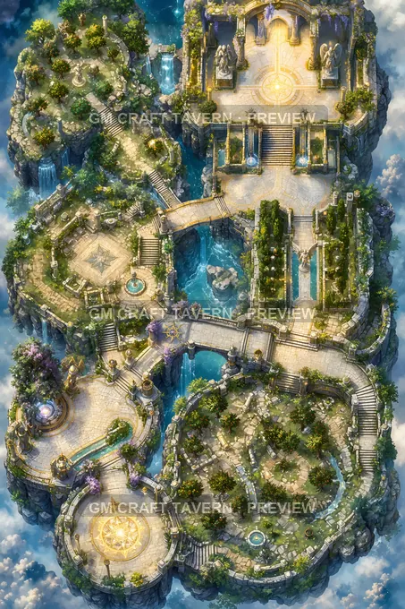 Garden Of The Open Sky battlemap preview