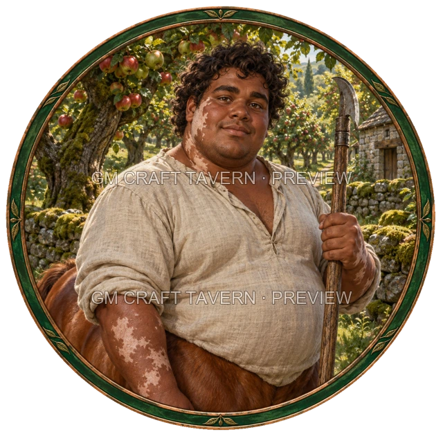 Aperçu du token vu du dessus de Besha Reedvale - Druide