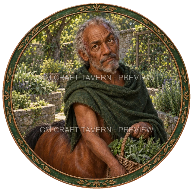 Morga Deepgrove - aperçu de token de guérisseur vu du dessus