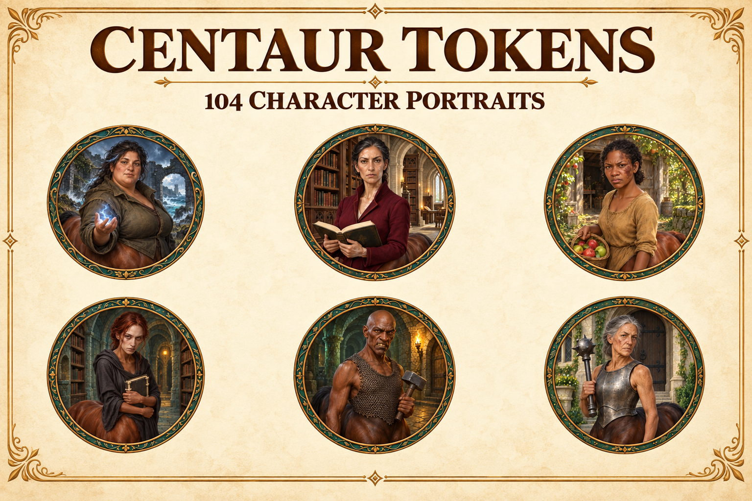 Aperçu du produit Centaur Character Tokens 1