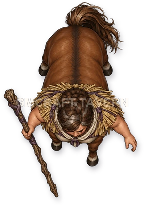Durg Reedvale - Druid top-down token preview