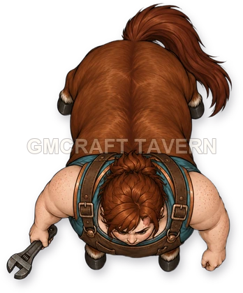 Grom Birchhaven - Artificer top-down token preview