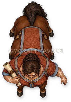 Grom Oakbend - Noble top-down token preview