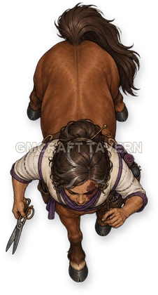 Durg Oakbend - Craftsperson top-down token preview