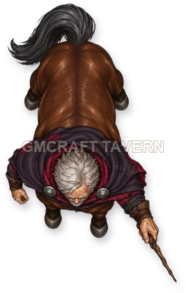 087 · Enemy 08 - Evil Witch top-down token preview