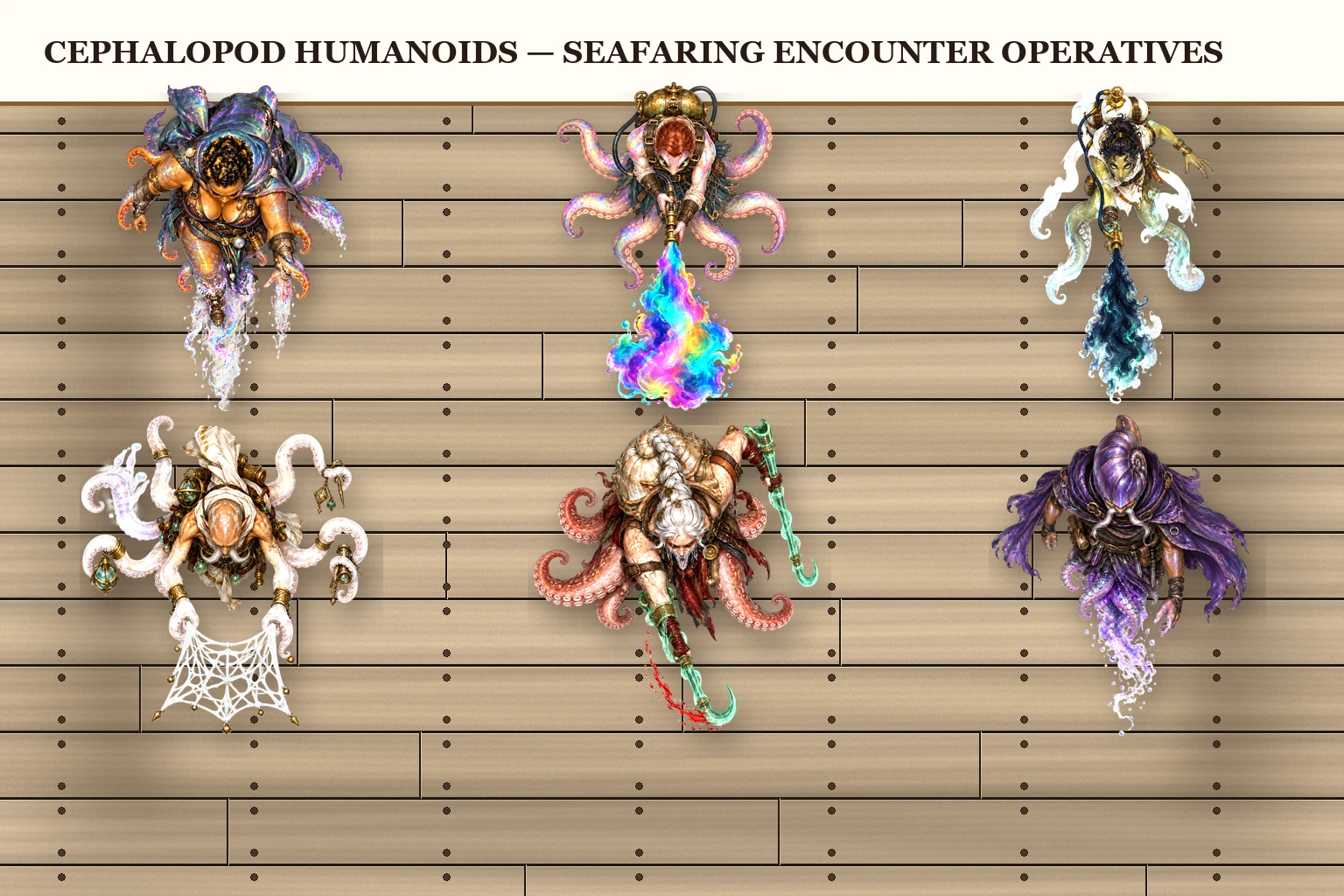 Cephalopod Humanoids product preview 1