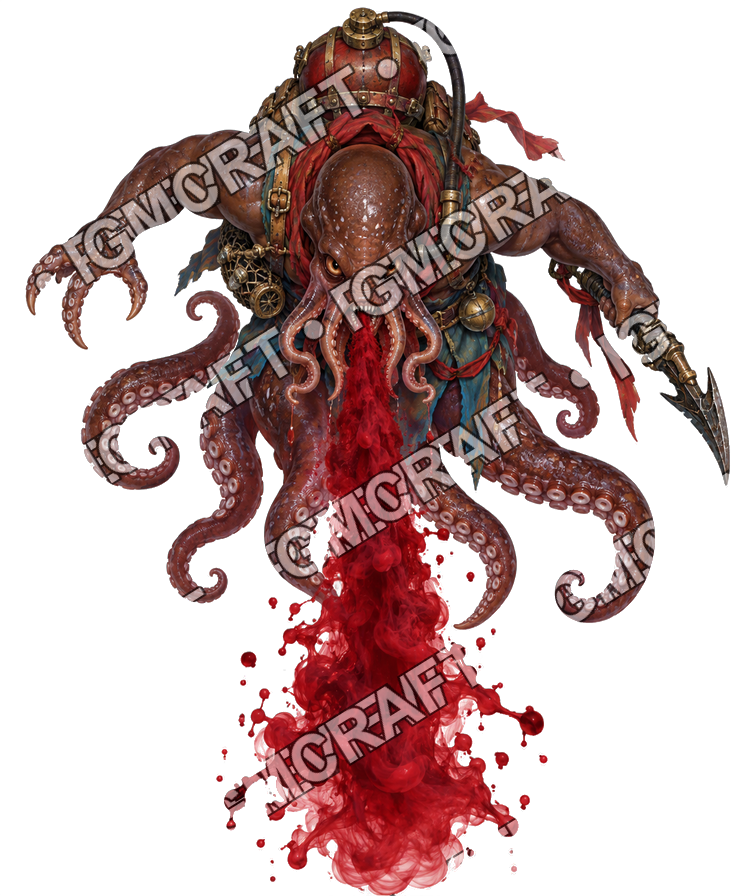 Pirate Ocean 0267 Ink Thrower Predation Lens Topdown Token top-down token preview