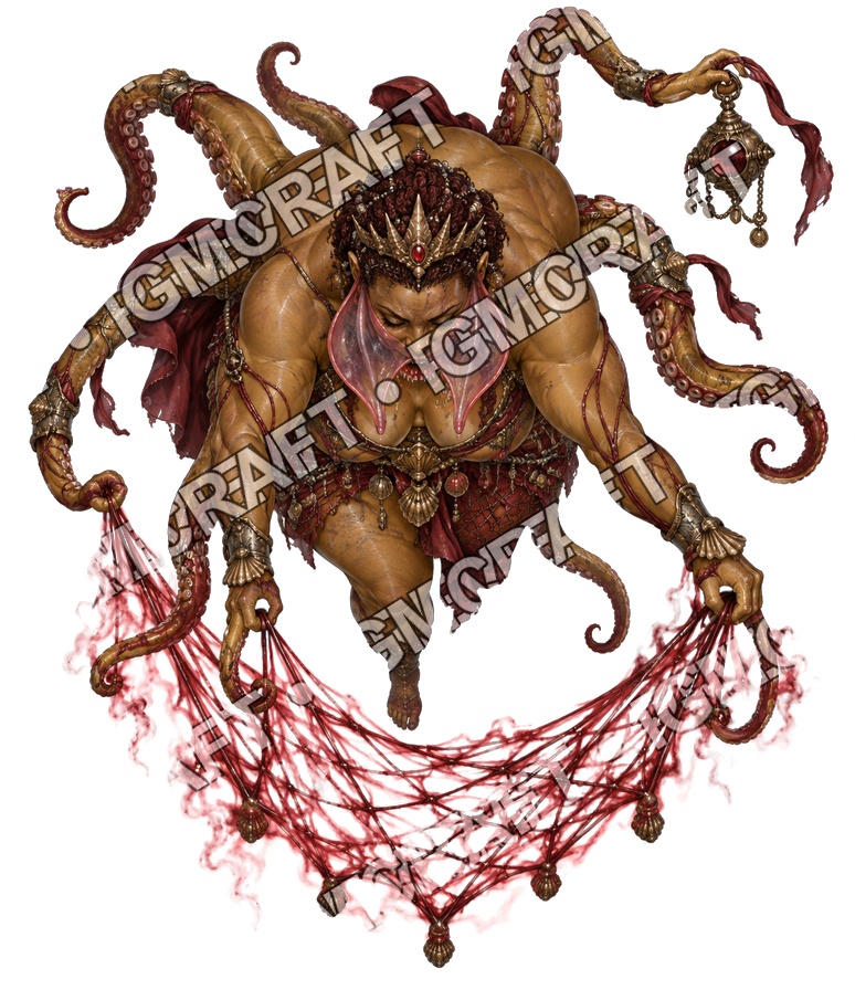 Pirate Ocean 0271 Spider Weaver Predation Lens Topdown Token top-down token preview