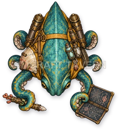 Reef Spellweaver 02 top-down token preview