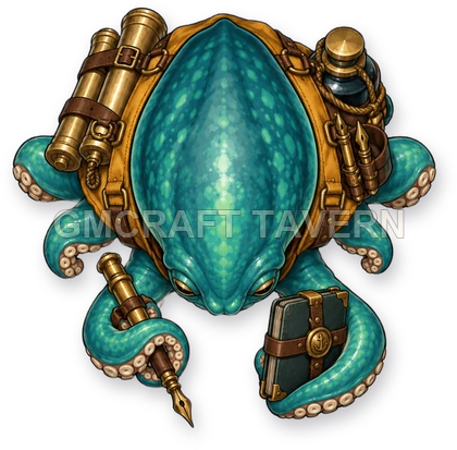 Nautical Scribe 01 top-down token preview