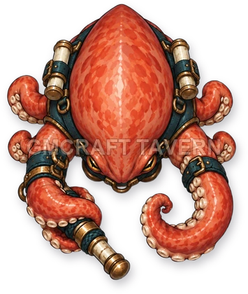 Tentacle Grappler 01 top-down token preview