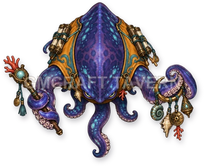 Hostile Charm Caster 06 top-down token preview