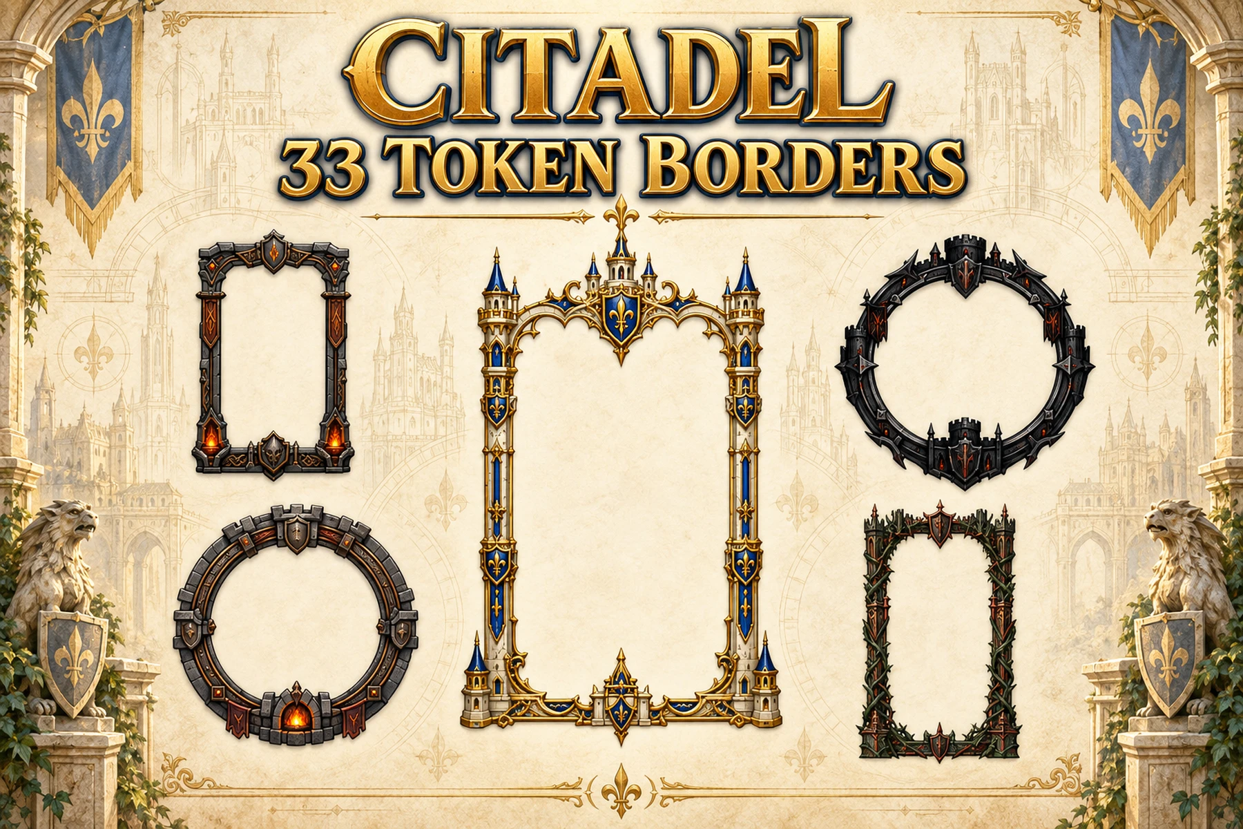 33 Citadel Token Borders