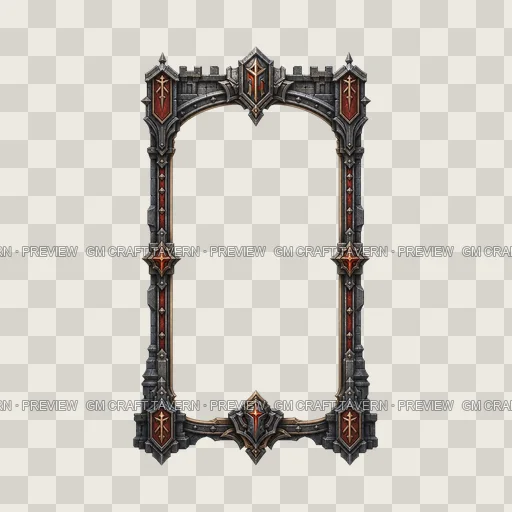Border 13 top-down token preview