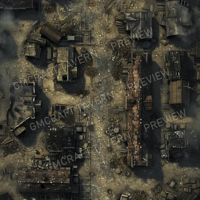 Crumbling Infrastr battlemap preview