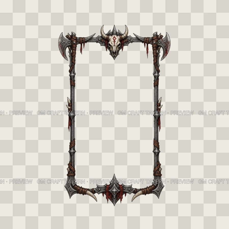 Barbarian Class Borders product preview 5