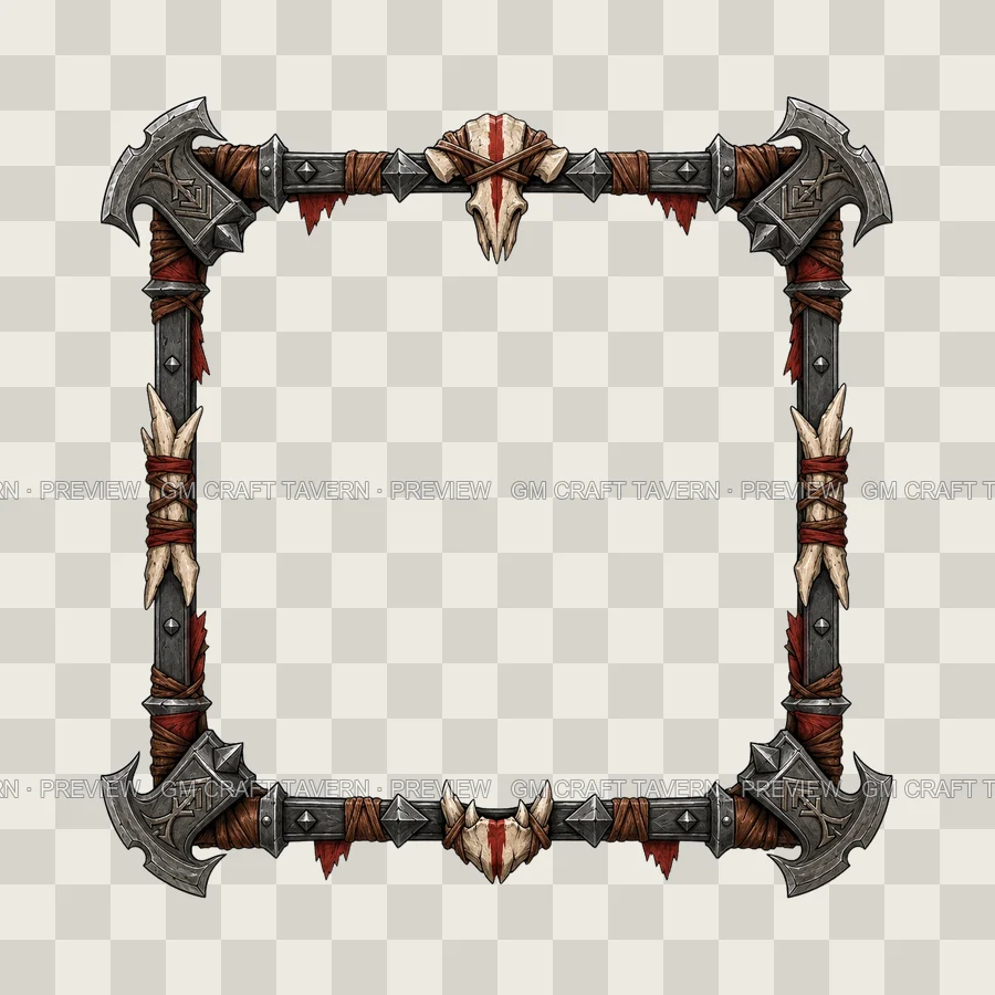 Barbarian Class Borders product preview 6