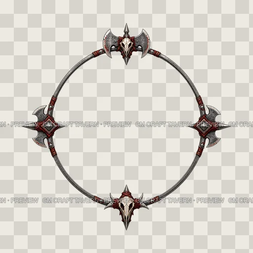 Border 40 top-down token preview