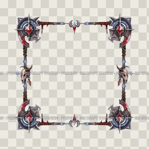 Border 82 top-down token preview