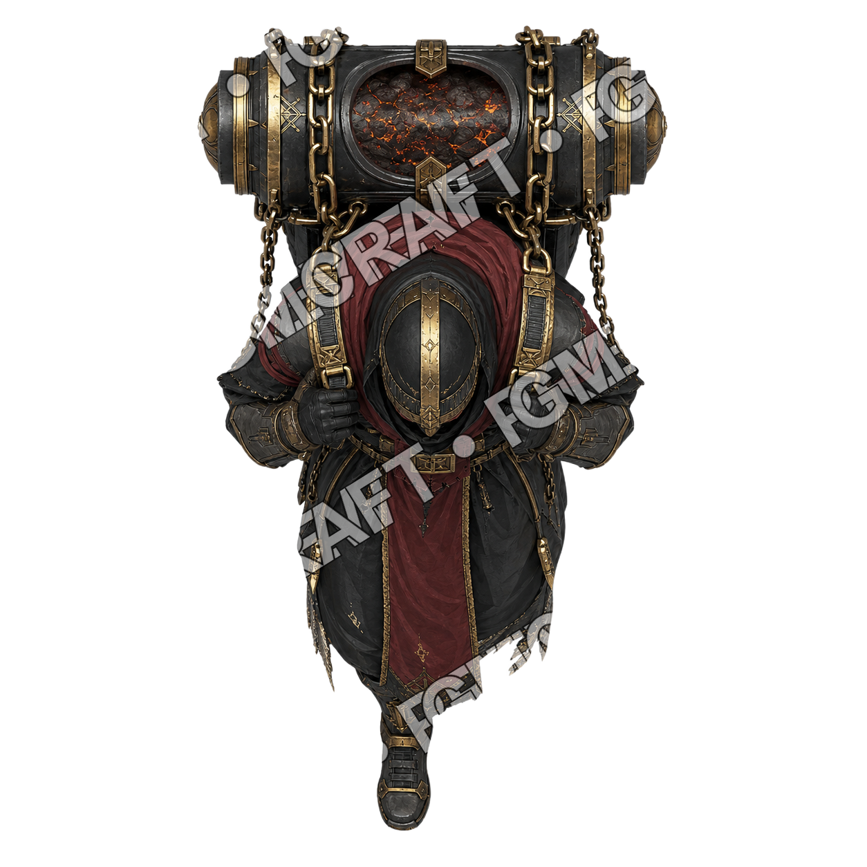 Aperçu du token vu du dessus Cinder Reliquary Bearer