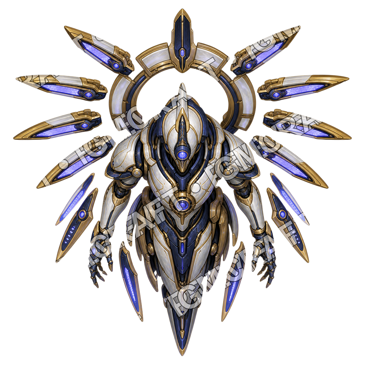 Aperçu du token vu du dessus Haloquill Archon