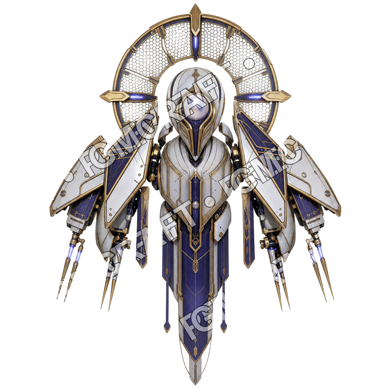 Aperçu du token vu du dessus Mesh Halo Seraph