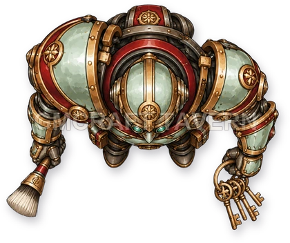Sanctuary Custodian 05 top-down token preview