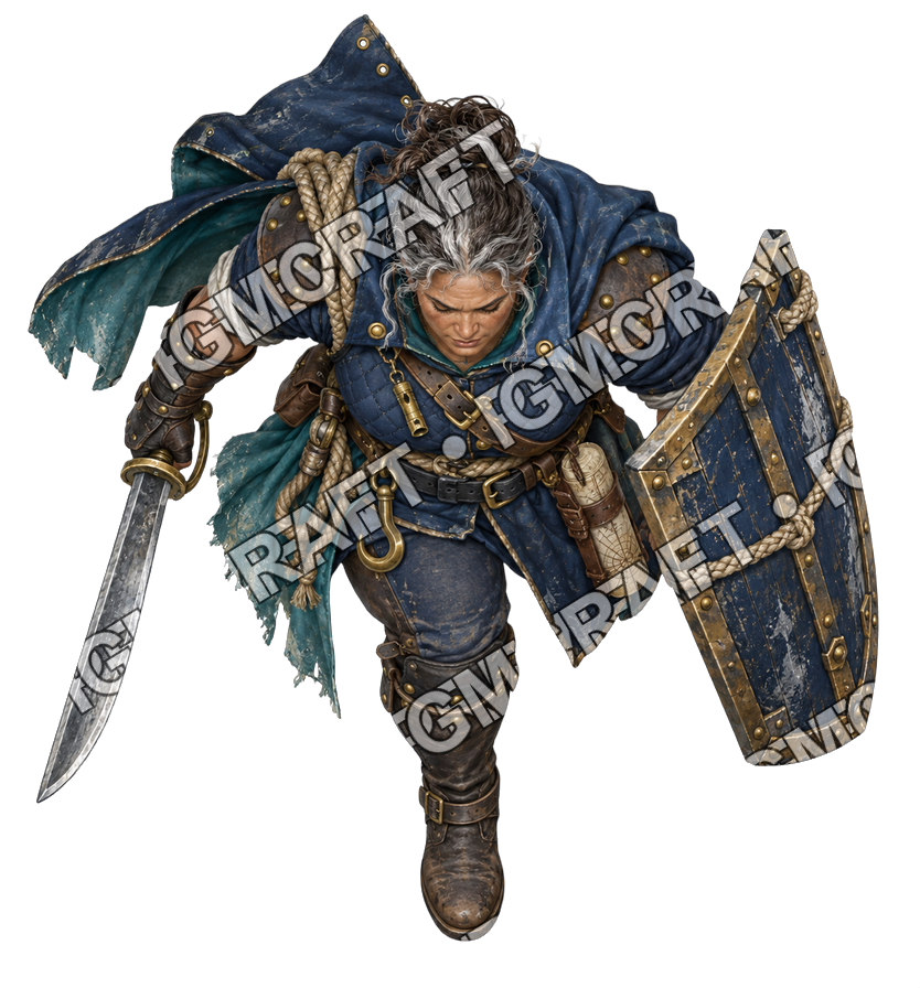 Pirate Ocean 0721 Sentinel Vigilance Topdown Token top-down token preview