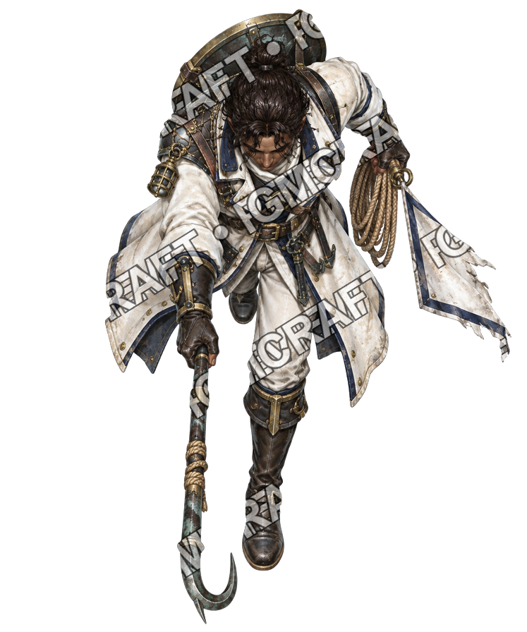 Pirate Ocean 0735 Interrogator Authority Topdown Token top-down token preview