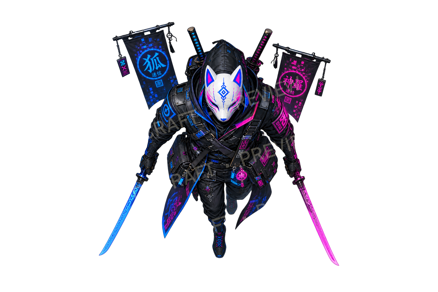 Aperçu du produit Cobalt Kitsune Syndicate 5