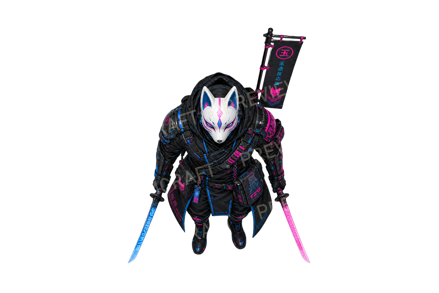 Aperçu du produit Cobalt Kitsune Syndicate 8