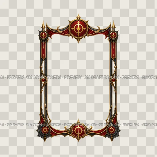Border 10 top-down token preview