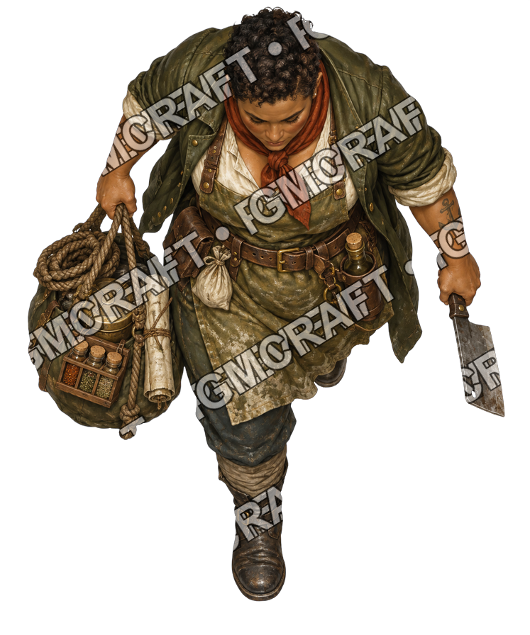 Pirate Ocean 0652 Aperçu du token vu du dessus de camarade de bord pragmatique