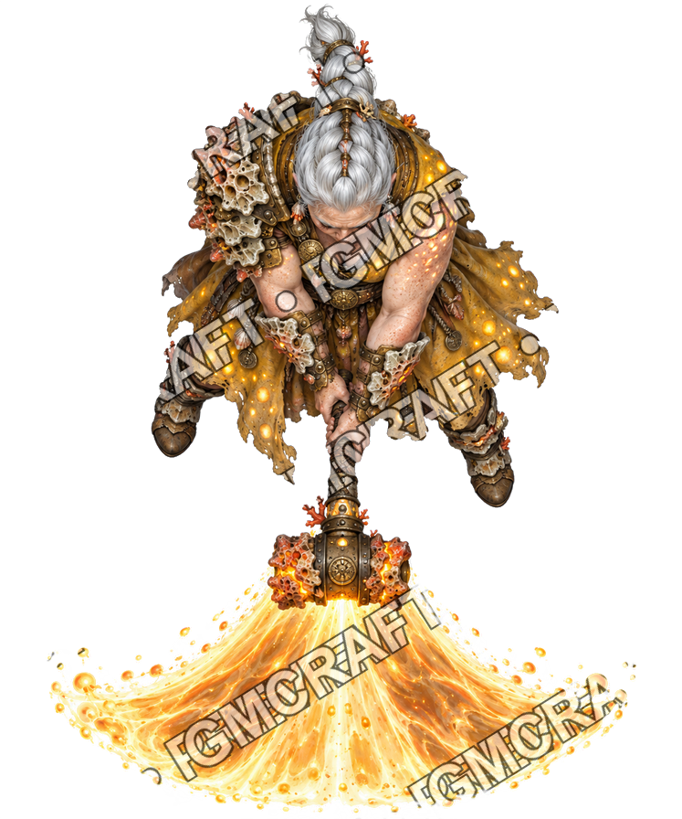 Pirate Ocean 0250 Axial Shaman Solar Lens Topdown Token top-down token preview