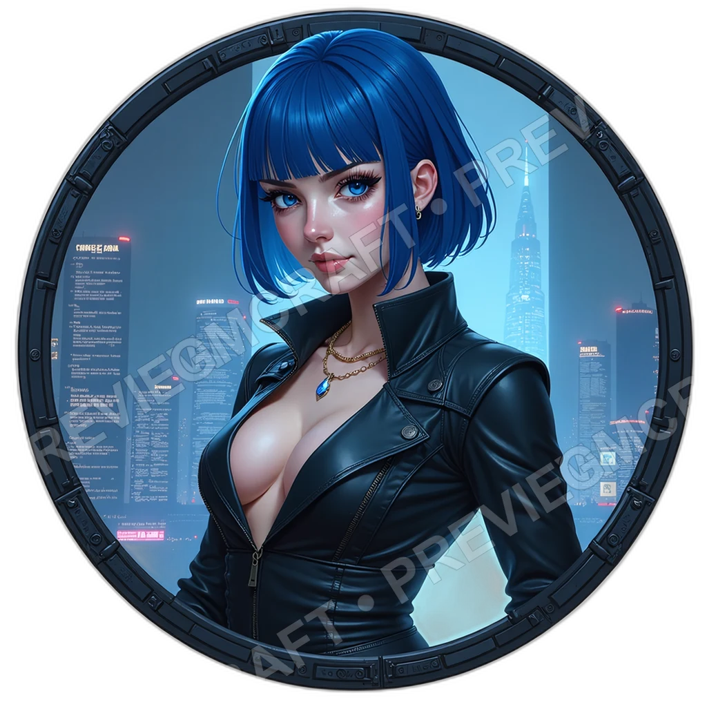 Boardroom Empress, Female, Microprojector Brooch, Memory Ledger Cuff, Chilled Serum Pocket, Composed Pale Stare, Corpo Execs, ,Senior Age Old Person,1 0001 top-down token preview
