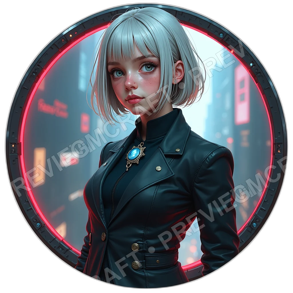 Boardroom Matron, Female, Silk Neural Collar, Microprojector Brooch, Private Shuttle Key, Corpo Execs, ,,1.8,, ,Overweight With Belly,1.8,, , 0001 top-down token preview