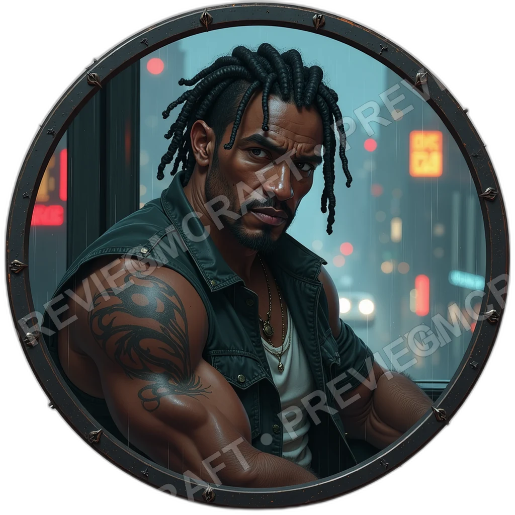 Boardroom Rainmaker, Male, Obsidian Lapel Node, Perfumed Handshake Implant, Private Shuttle Token, Carved Cuff Chip, Corpo Execs, ,,1.8,, ,Ex 0001 top-down token preview