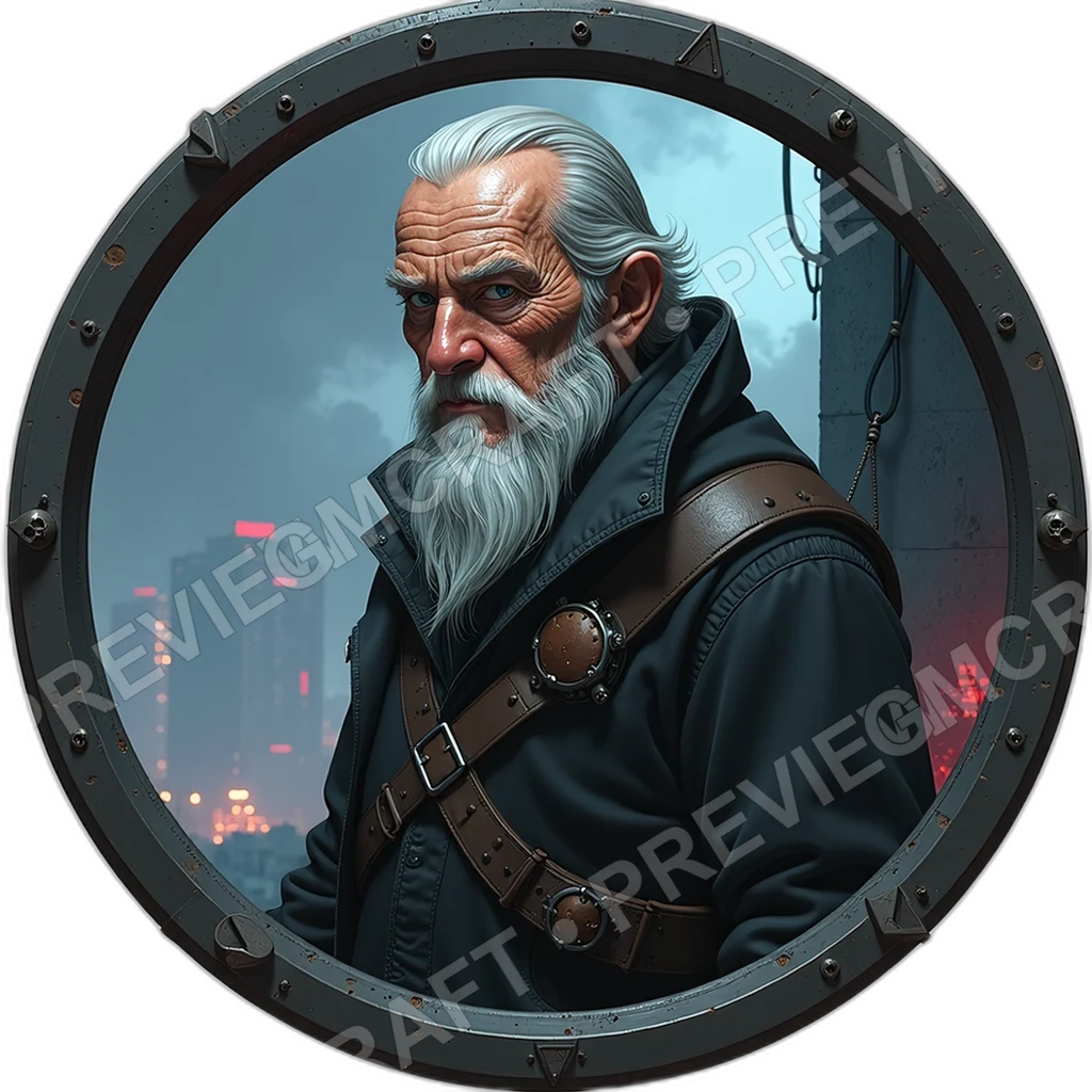 Skyline Runner, Female, Foldaway Tether Harness, Parcel Compression Pouch, Gps Ink Wrist, Couriers Runners, ,Elder Very Old Person,1.8,, ,Stocky Build 0001 top-down token preview