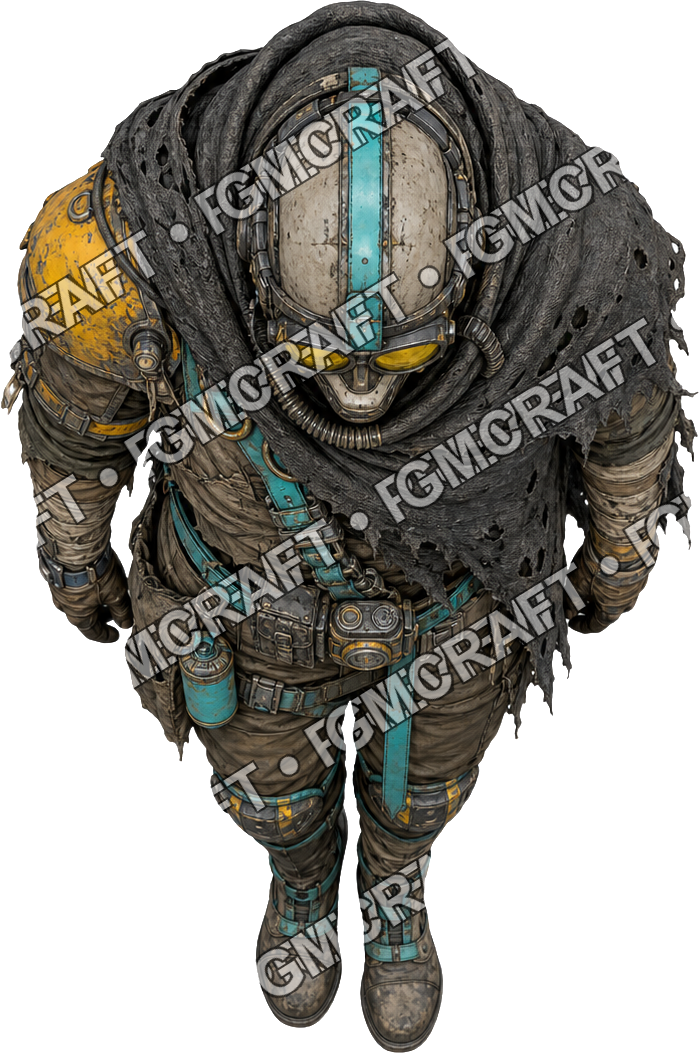 Ash Cloak Scout top-down token preview
