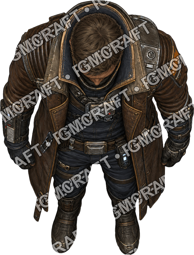 Freighter Captain top-down token preview